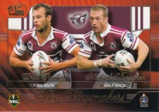 2005 NRL Power Playmakers - PM05 Stewart & Monaghan Manly Sea Eagles