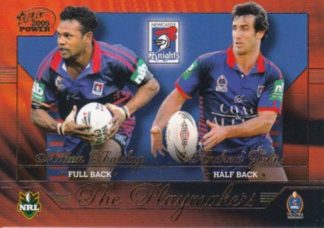 2005 NRL Power Playmakers - PM07 Thaiday & Johns Newcastle Knights