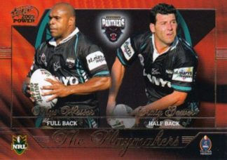 2005 NRL Power Playmakers - PM10 Wesser & Gower Penrith Panthers