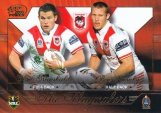 2005 NRL Power Playmakers - PM11 Greenshields & Hornby Saint George Dragons