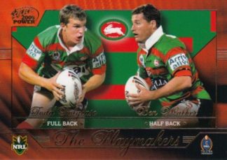 2005 NRL Power Playmakers - PM12 Polglase & Walker South Sydney Rabbitohs