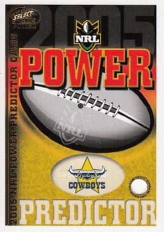 2005 NRL Power Premiership Predictor - PC08 North Qld Cowboys