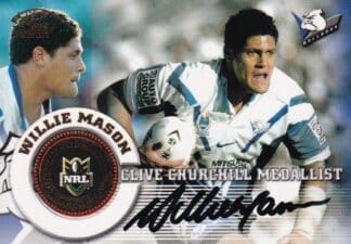 2005 NRL Power Signature Case Card - CCS1 Willie Mason Canterbury Bulldogs