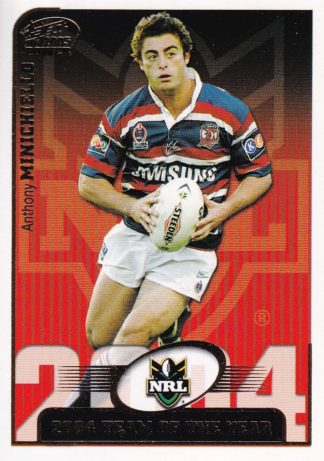 2005 NRL Power Team Of The Year - TY01 Anthony Minichiello Sydney Roosters
