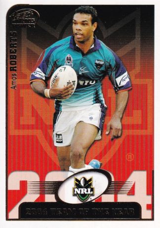 2005 NRL Power Team Of The Year - TY02 Amos Roberts Penrith Panthers