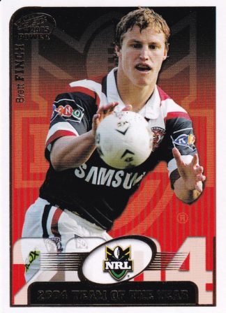 2005 NRL Power Team Of The Year - TY05 Brett Finch Sydney Roosters