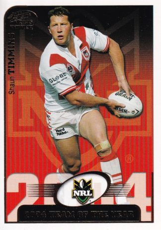 2005 NRL Power Team Of The Year - TY06 Shaun Timmins St George Dragons