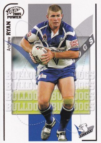 2005 NRL Power Common Card - Base 016 Andrew Ryan Canterbury Bulldogs