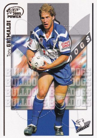 2005 NRL Power Common Card - Base 020 Troy Grimaldi Canterbury Bulldogs