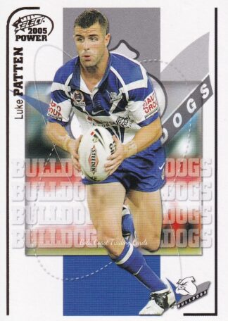2005 NRL Power Common Card - Base 023 Luke Patten Canterbury Bulldogs