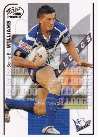 2005 NRL Power Common Card - Base 026 Sonny Bill Williams Canterbury Bulldogs