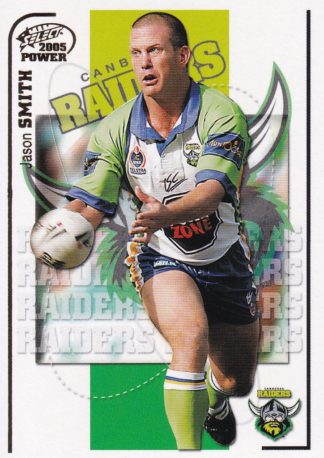 2005 NRL Power Common Card - Base 037 Jason Smith Canberra Raiders