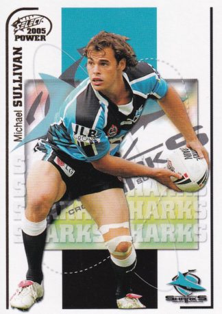 2005 NRL Power Common Card - Base 049 Michael Sullivan Cronulla Sharks