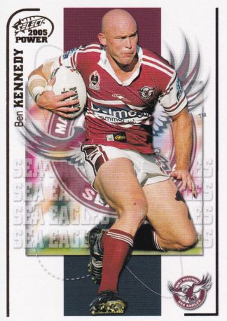 2005 NRL Power Common Card - Base 057 Ben Kennedy Manly Sea Eagles