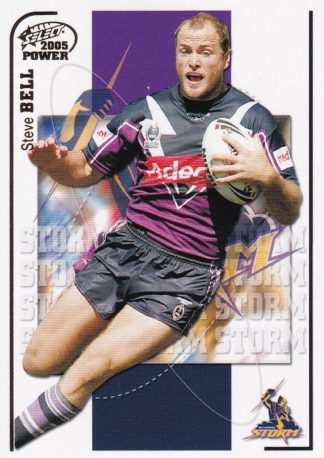 2005 NRL Power Common Card - Base 065 Steve Bell Melbourne Storm
