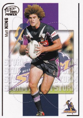 2005 NRL Power Common Card - Base 070 Matt King Melbourne Storm