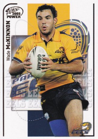 2005 NRL Power Common Card - Base 105 Wade McKinnon Parramatta Eels
