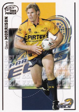 2005 NRL Power Common Card - Base 107 Glenn Morrison Parramatta Eels