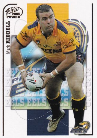 2005 NRL Power Common Card - Base 108 Mark Riddell Parramatta Eels