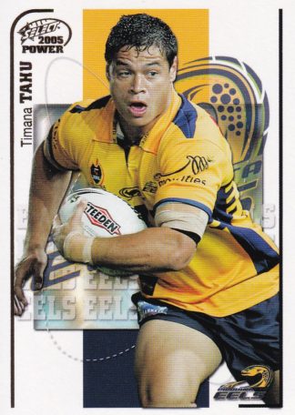 2005 NRL Power Common Card - Base 110 Timana Tahu Parramatta Eels