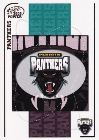 2005 NRL Power Common Card - Base 111 Penrith Panthers Logo