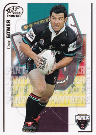 2005 NRL Power Common Card - Base 112 Craig Gower Penrith Panthers