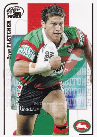 2005 NRL Power Common Card - Base 136 Bryan Fletcher South Sydney Rabbitohs
