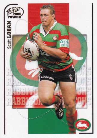 2005 NRL Power Common Card - Base 141 Scott Logan South Sydney Rabbitohs