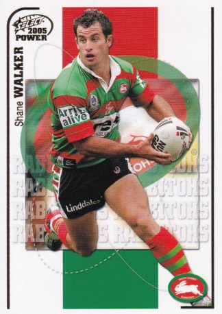 2005 NRL Power Common Card - Base 145 Shane Walker South Sydney Rabbitohs