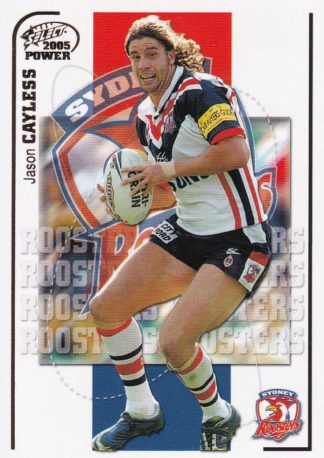 2005 NRL Power Common Card - Base 149 Jason Cayless Sydney Roosters