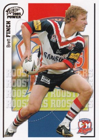 2005 NRL Power Common Card - Base 151 Brett Finch Sydney Roosters