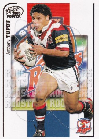 2005 NRL Power Common Card - Base 157 Anthony Tupou Sydney Roosters