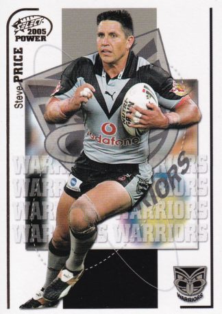 2005 NRL Power Common Card - Base 160 Steve Price Warriors