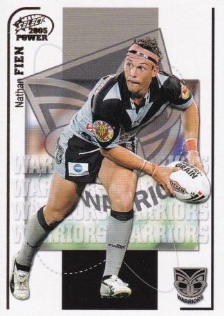 2005 NRL Power Common Card - Base 162 Nathan Fien Warriors