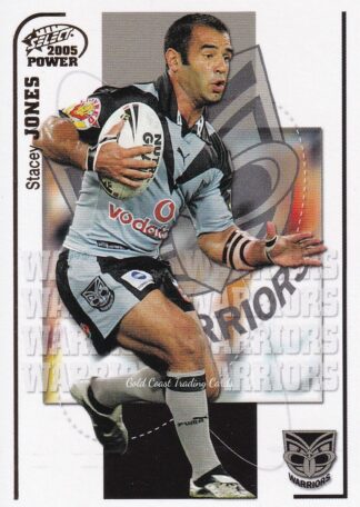 2005 NRL Power Common Card - Base 163 Stacey Jones Warriors
