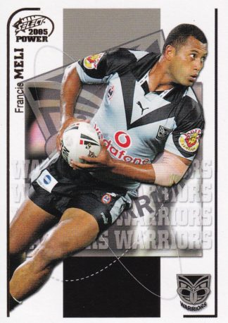 2005 NRL Power Common Card - Base 164 Francis Meli Warriors