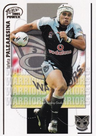 2005 NRL Power Common Card - Base 165 Lafeta Paleaaesina Warriors