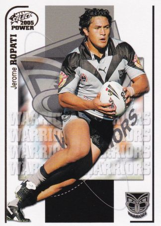 2005 NRL Power Common Card - Base 166 Jerome Ropati Warriors
