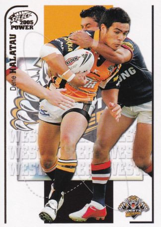2005 NRL Power Common Card - Base 173 Dene Halatau Wests Tigers