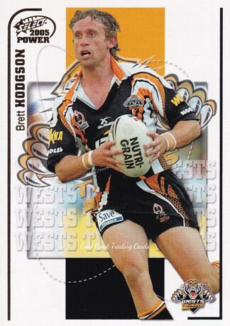 2005 NRL Power Common Card - Base 175 Brett Hodgson Wests Tigers