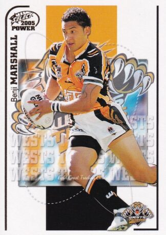 2005 NRL Power Common Card - Base 177 Benji Marshall Wests Tigers