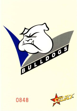 2005 NRL Select Oversized Club Logo - Canterbury Bulldogs Logo #0848 / 1500