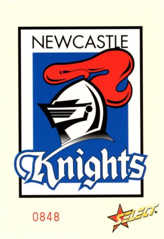 2005 NRL Select Oversized Club Logo - Newcastle Knights Logo #0848 / 1500