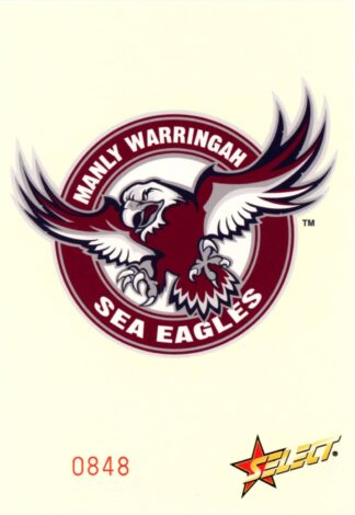 2005 NRL Select Oversized Club Logo - Manly Sea Eagles Logo #0848 / 1500