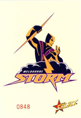2005 NRL Select Oversized Club Logo - Melbourne Storm Logo #0848 / 1500
