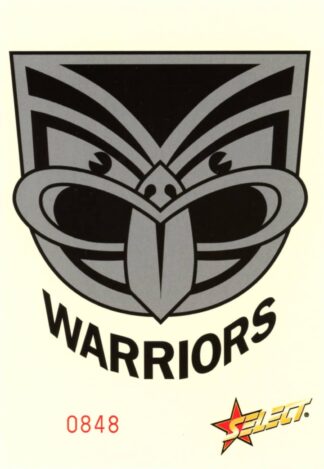 2005 NRL Select Oversized Club Logo - Warriors Logo #0848 / 1500