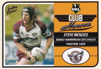 2005 NRL Tradition Club Hero - CH05 Steve Menzies Manly Sea Eagles