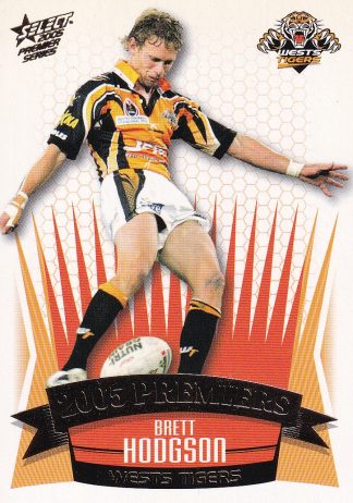 2005 NRL Premiers Set - PC02 Brett Hodgson Wests Tigers