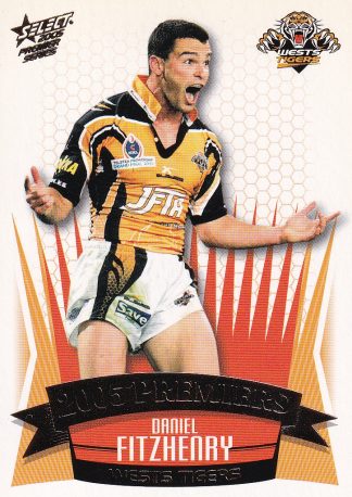 2005 NRL Premiers Set - PC03 Daniel Fitzhenry Wests Tigers