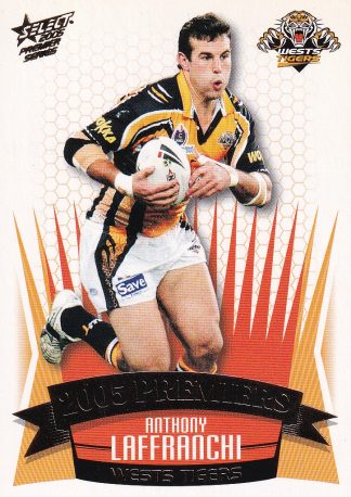 2005 NRL Premiers Set - PC09 Anthony Laffranchi Wests Tigers